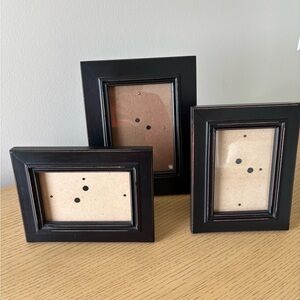 Elegant Espresso Picture Frame Set